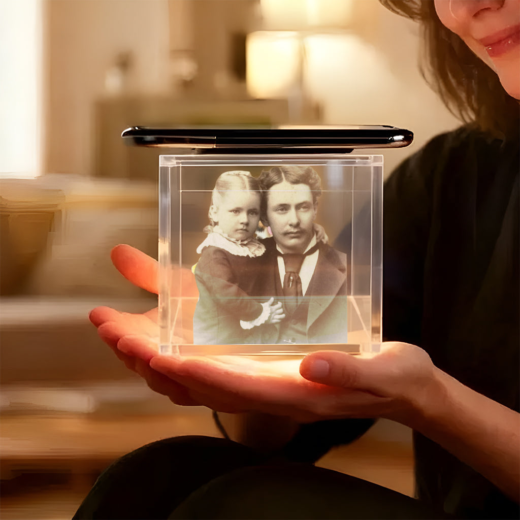 Photo Personnalisée Toujours Avec Vous - Boîte Mémoire 3D Personnalisée