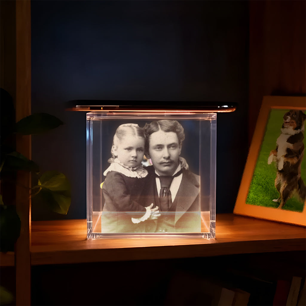 Photo Personnalisée Toujours Avec Vous - Boîte Mémoire 3D Personnalisée