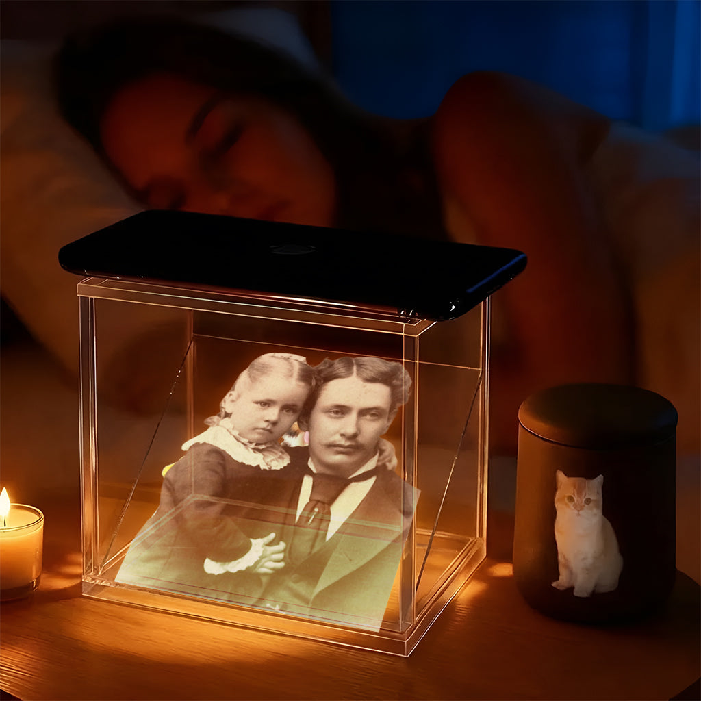 Photo Personnalisée Toujours Avec Vous - Boîte Mémoire 3D Personnalisée