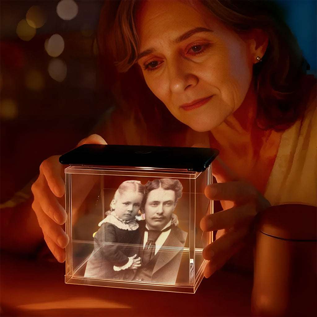 Photo Personnalisée Toujours Avec Vous - Boîte Mémoire 3D Personnalisée