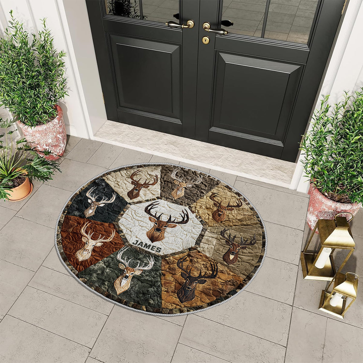 Saison de la chasse - Tapis de chasse antidérapant personnalisé