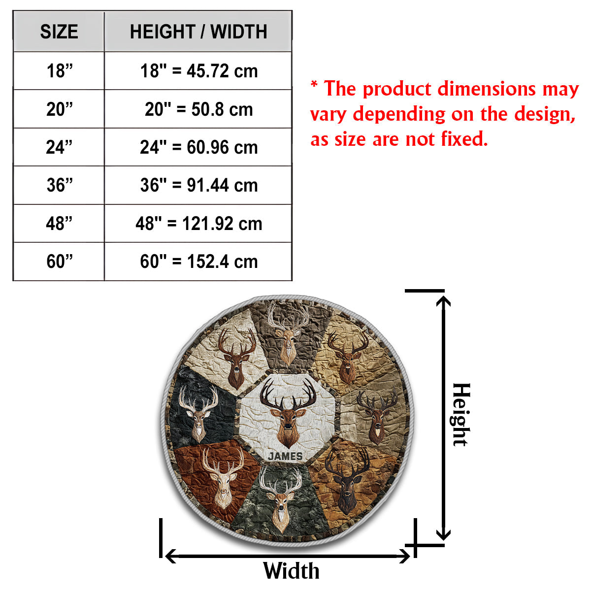 Saison de la chasse - Tapis de chasse antidérapant personnalisé