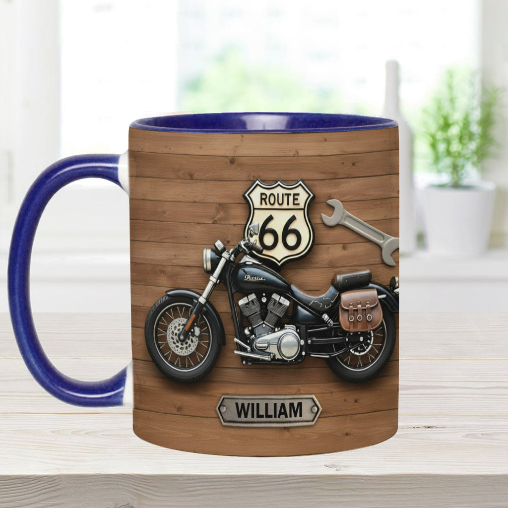 Mug personnalisé pour motards - Motif moto
