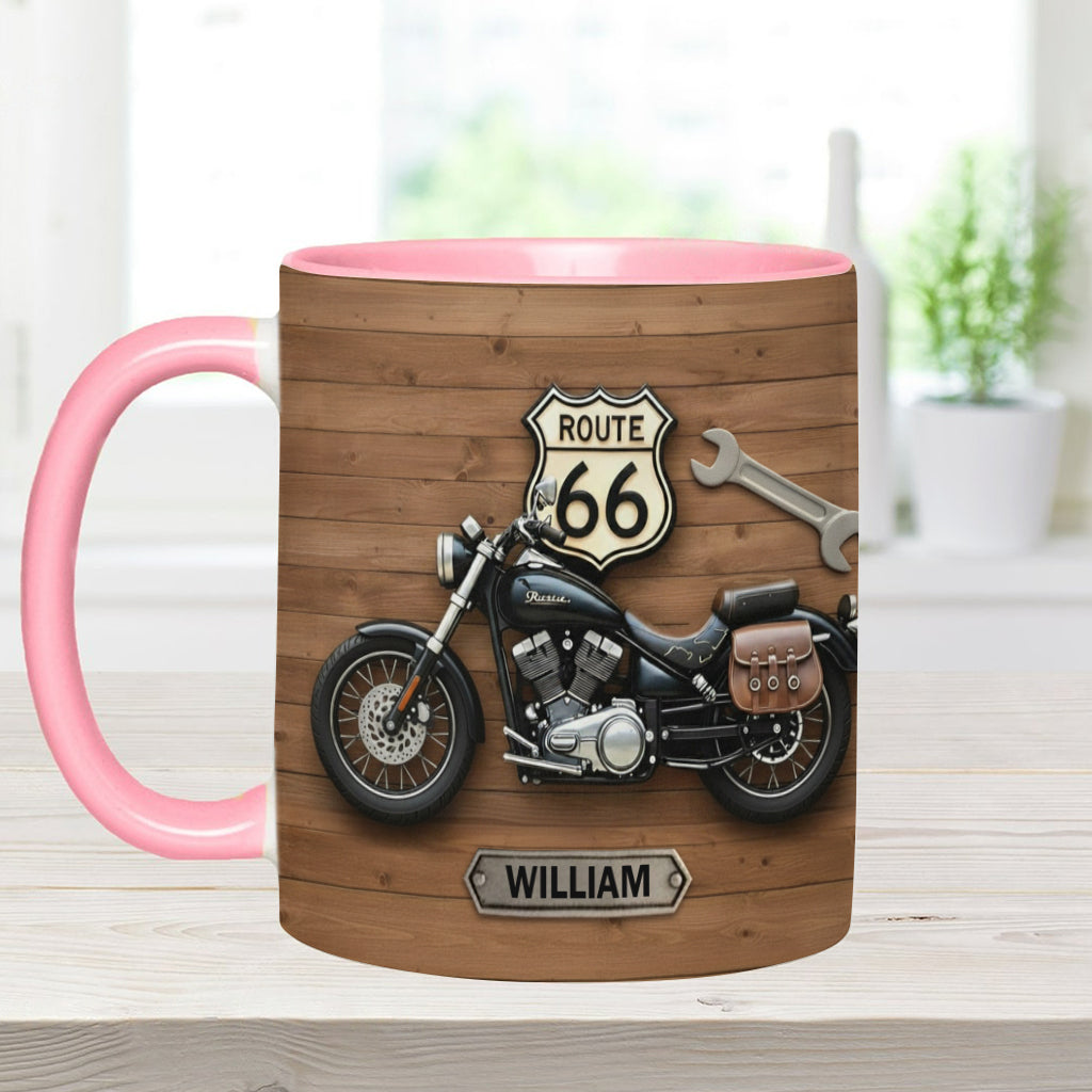 Mug personnalisé pour motards - Motif moto