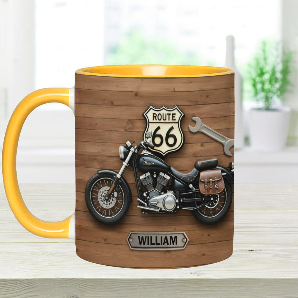 Mug personnalisé pour motards - Motif moto