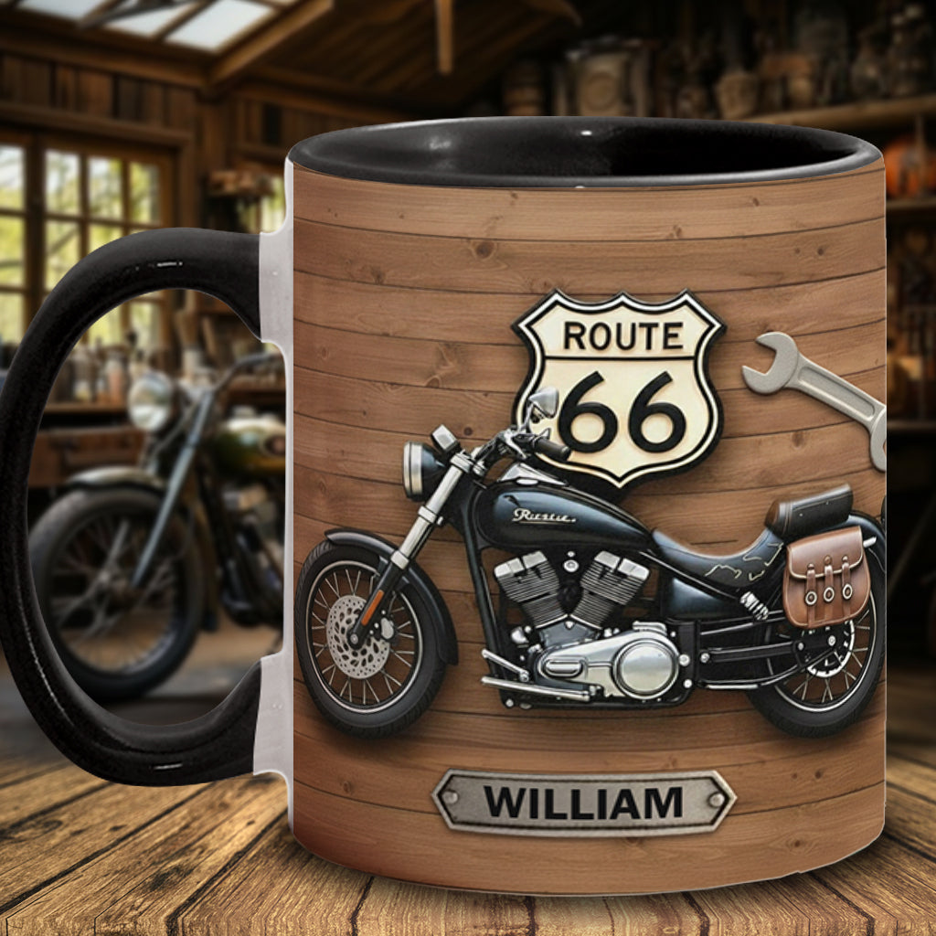 Mug personnalisé pour motards - Motif moto