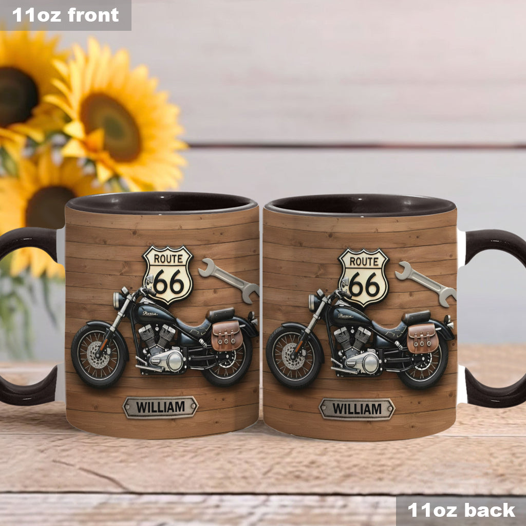 Mug personnalisé pour motards - Motif moto