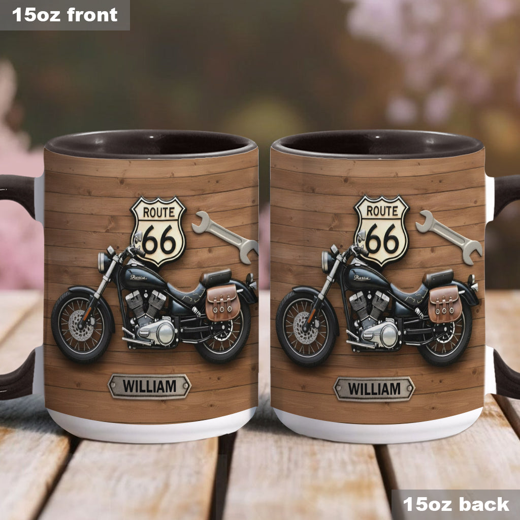 Mug personnalisé pour motards - Motif moto