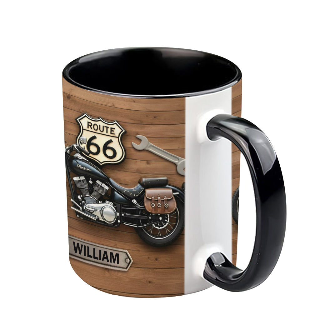 Mug personnalisé pour motards - Motif moto