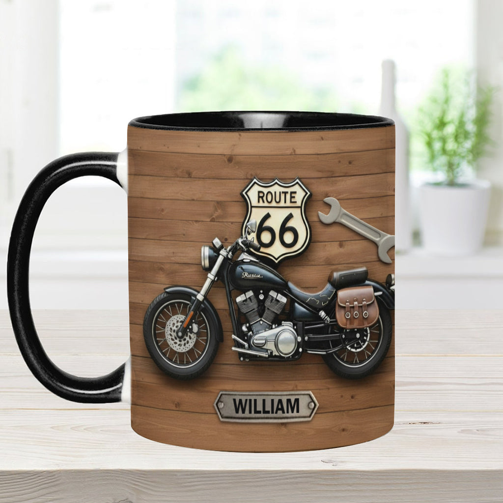 Mug personnalisé pour motards - Motif moto