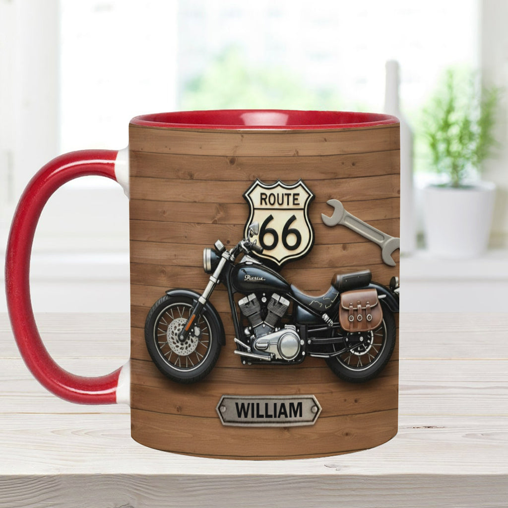 Mug personnalisé pour motards - Motif moto