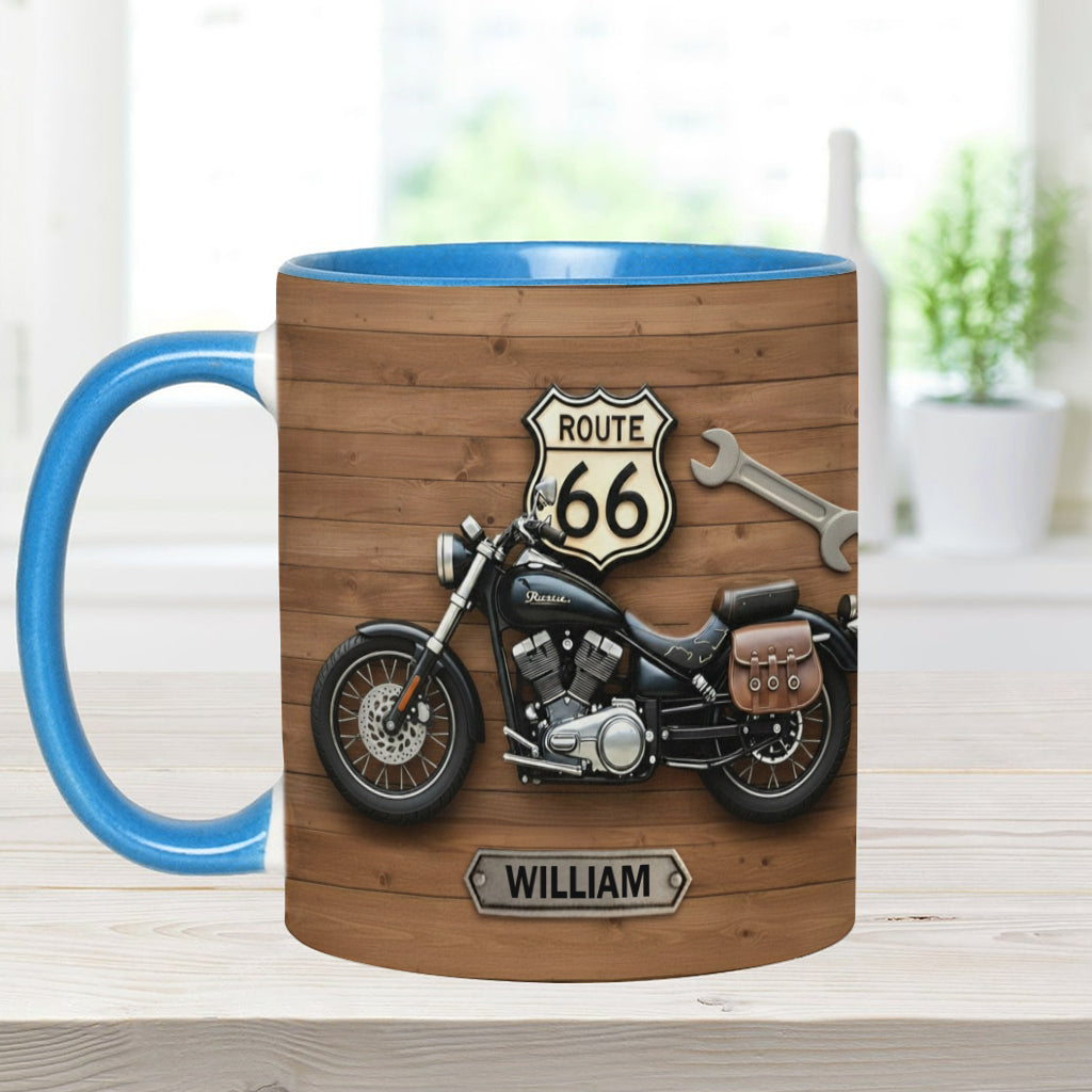 Mug personnalisé pour motards - Motif moto