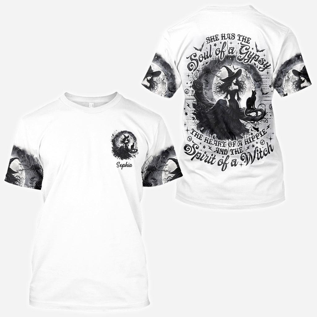 Esprit de sorcière - T-shirt personnalisé intégral sorcière