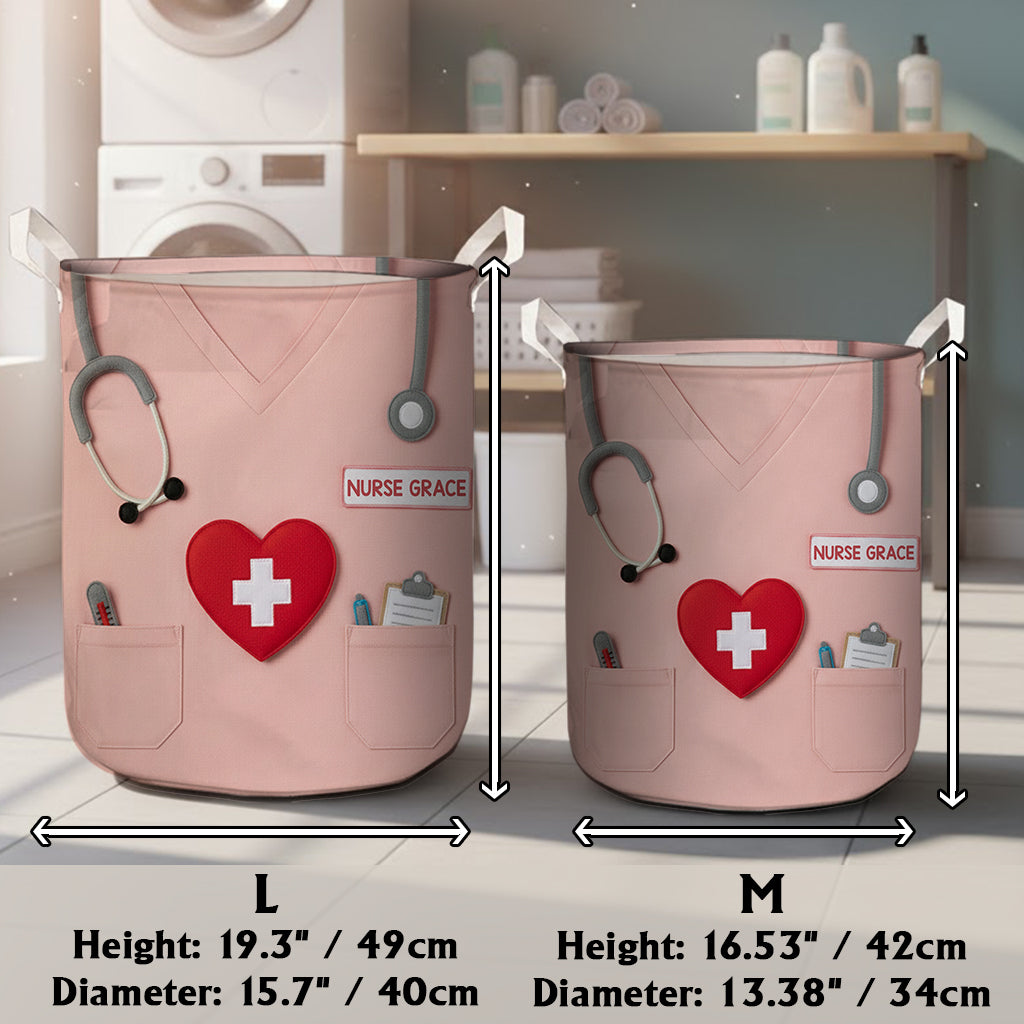 Blouses médicales - Panier de rangement personnalisé pour infirmières