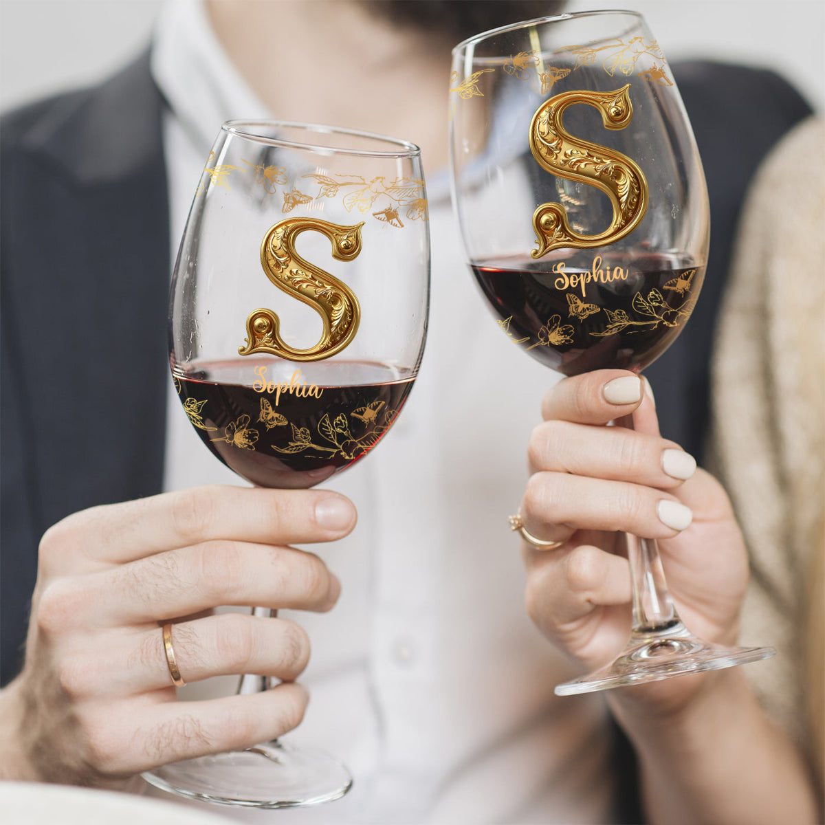 Meilleures amies pour toujours - Verre à vin personnalisé pour meilleures amies avec longue tige