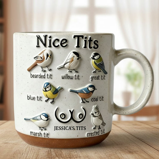 Jolis seins - Mug en céramique personnalisé pour couple imprimé