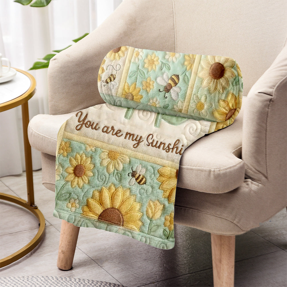 You Are My Sunshine - Personalized Grandma Blanket