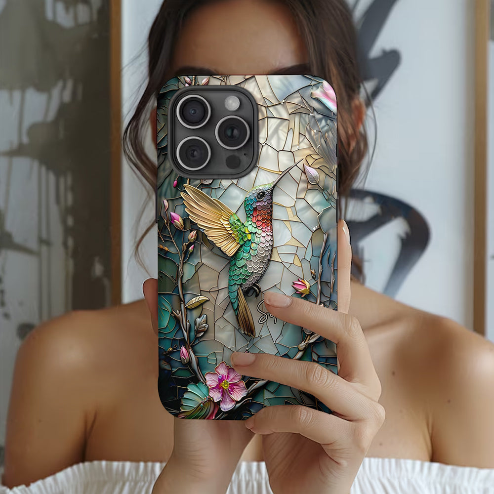 Artistic Hummingbird - Personalized Gardening Full Print Phone Case