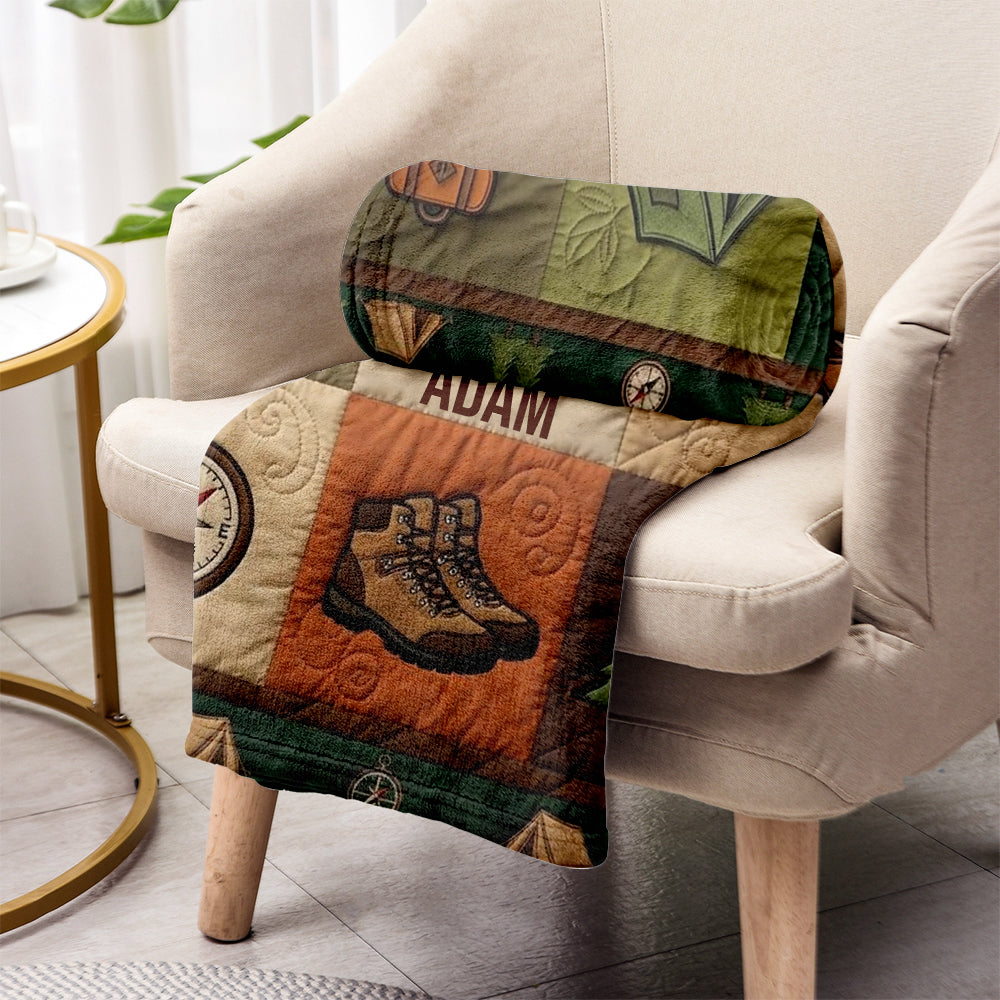 Amoureux du camping - Couverture de camping personnalisée