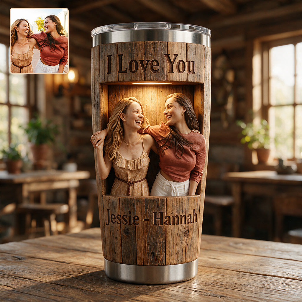 I Love You - Friends Forever - Personalized Bestie Tumbler