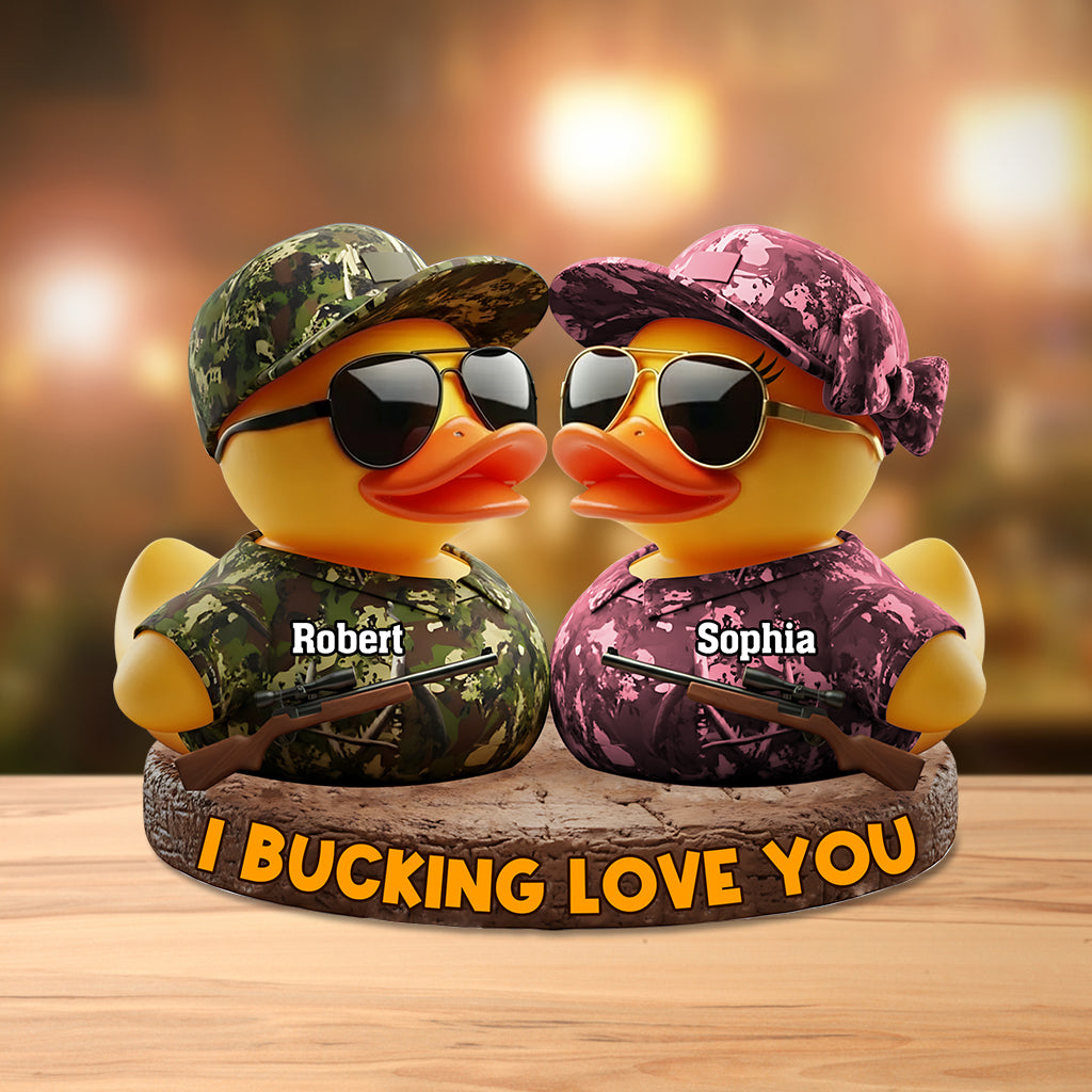 Je t'aime à la folie - Plaque acrylique personnalisée pour couple