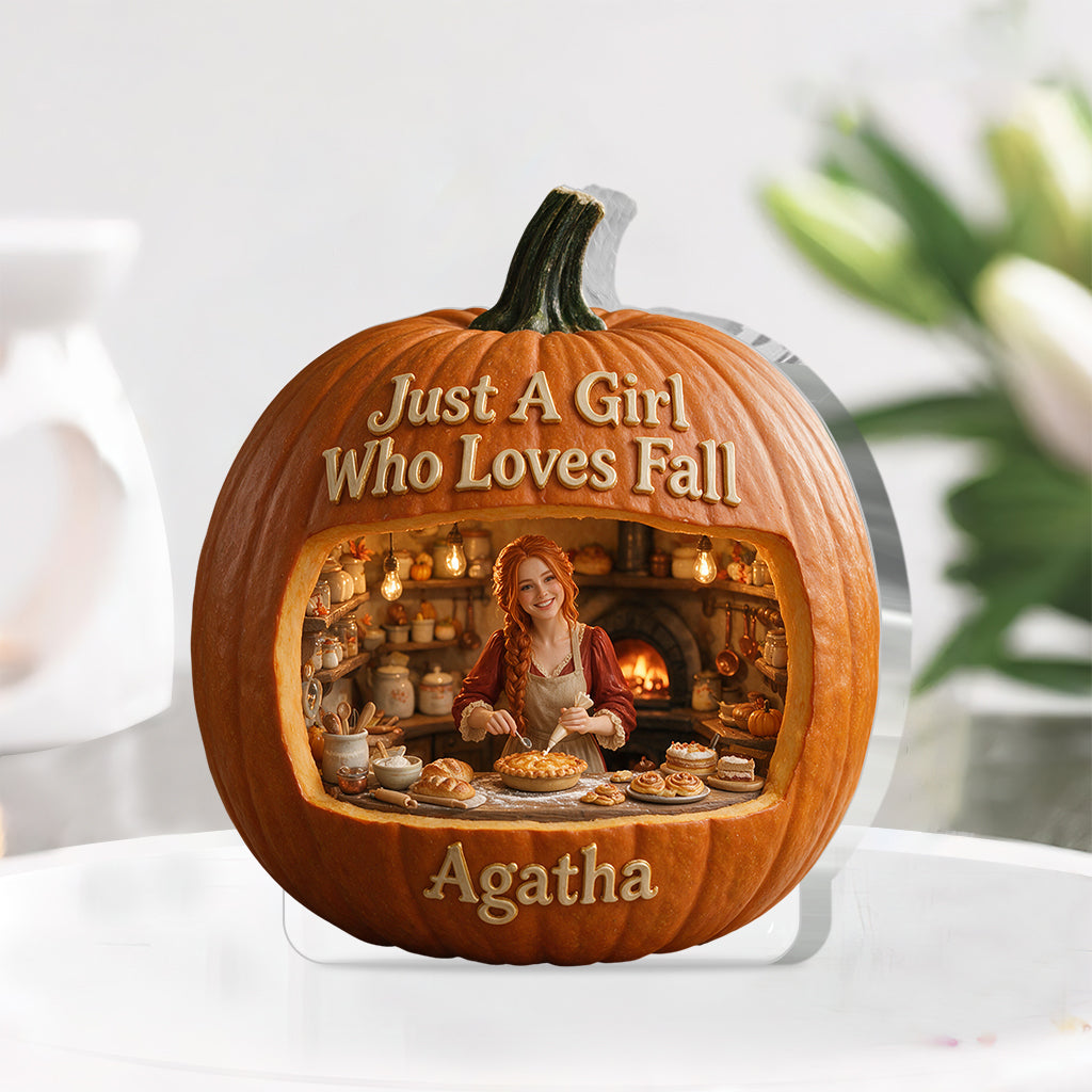 It's Fall Y'all - Personalized Baking Custom Shaped Acrylic Plaque