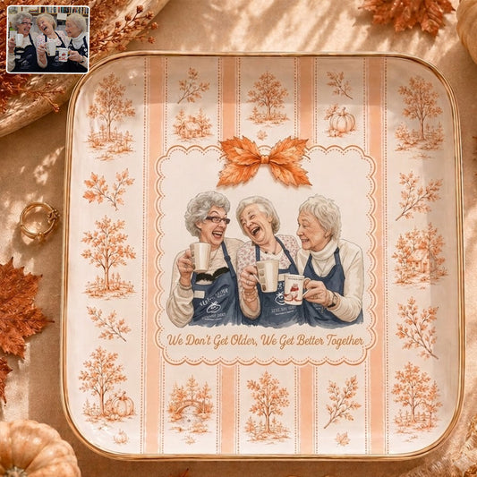 Bestie Gifts - Personalized Bestie Fully Printed Jewelry Dish