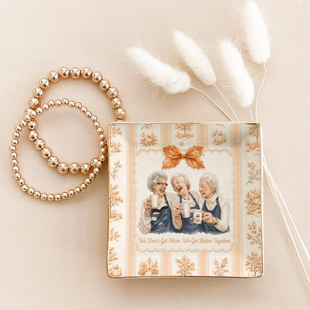 Bestie Gifts - Personalized Bestie Fully Printed Jewelry Dish