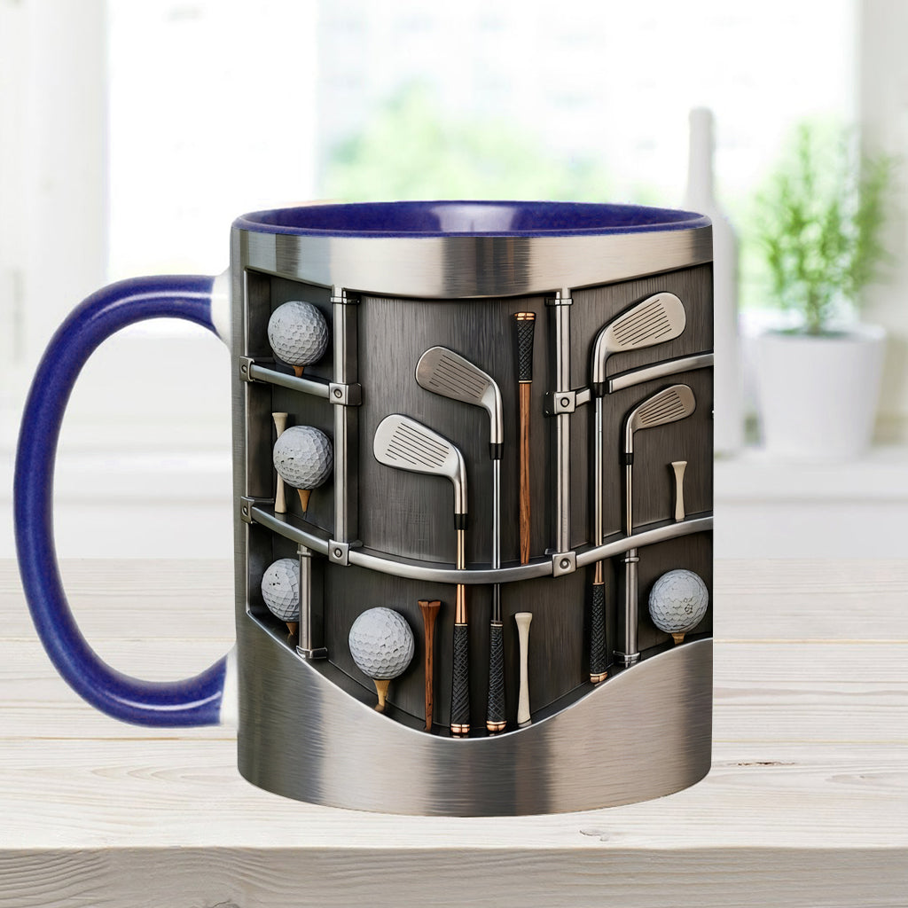 Love Goft - Personalized Golf Accent Mug & Coaster