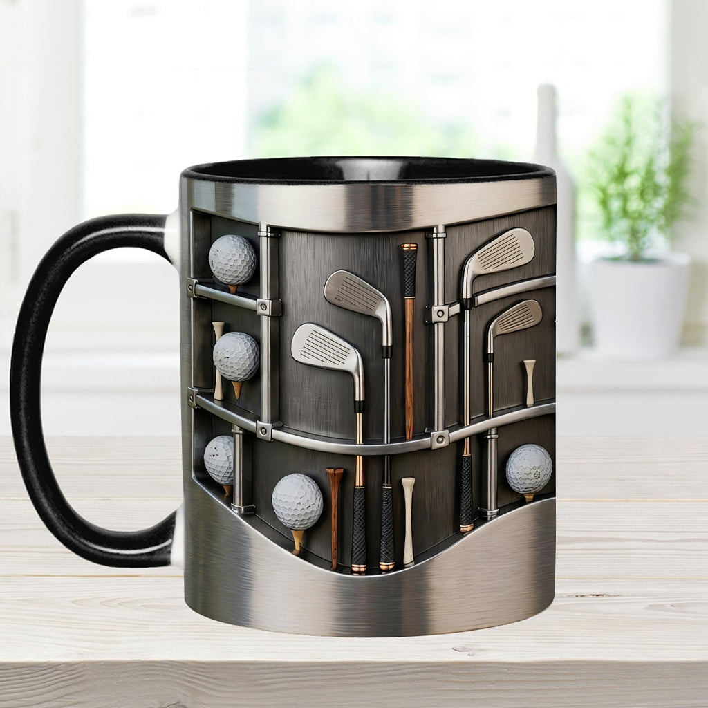Love Goft - Personalized Golf Accent Mug & Coaster