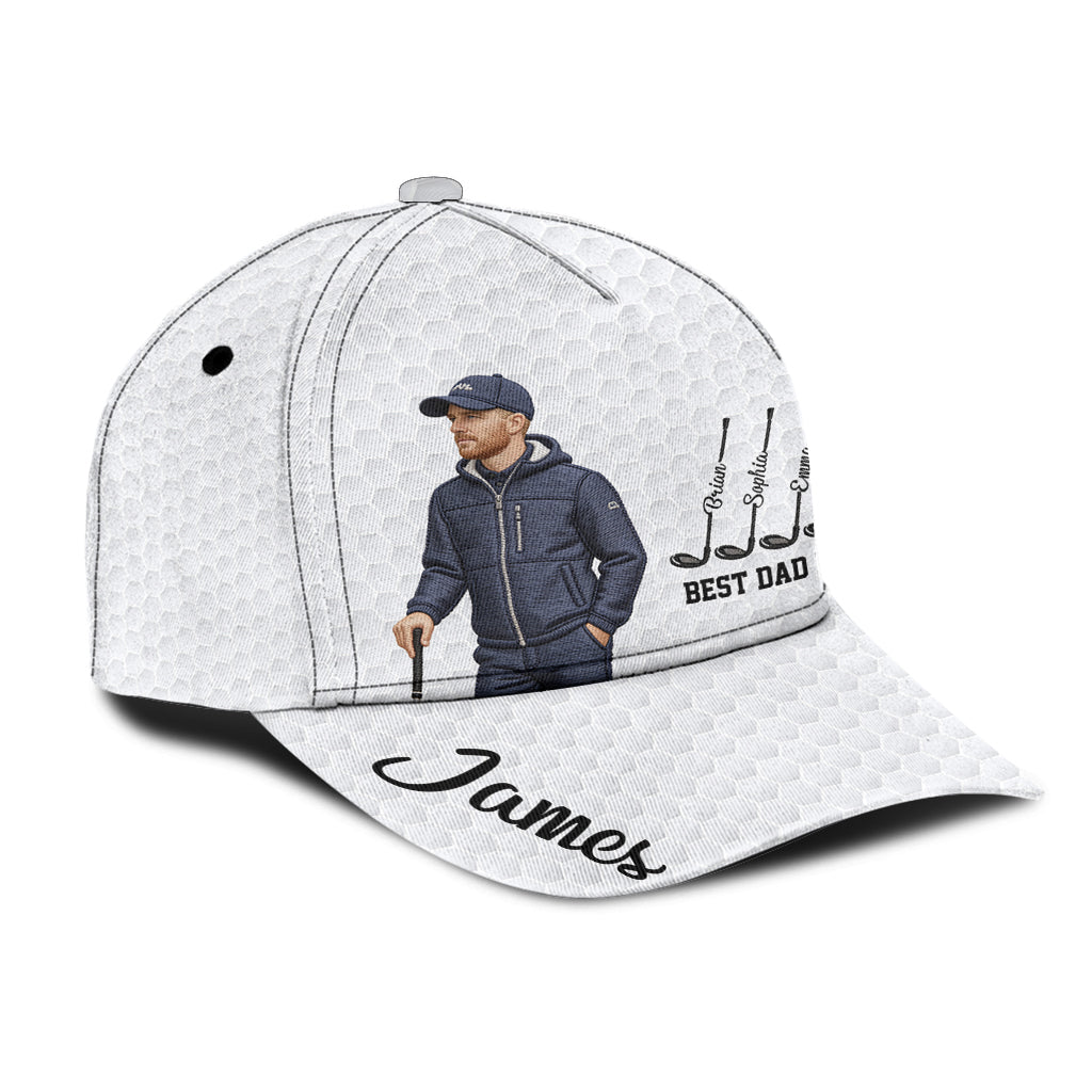 Meilleur Papa - Casquette de Golf Personnalisée