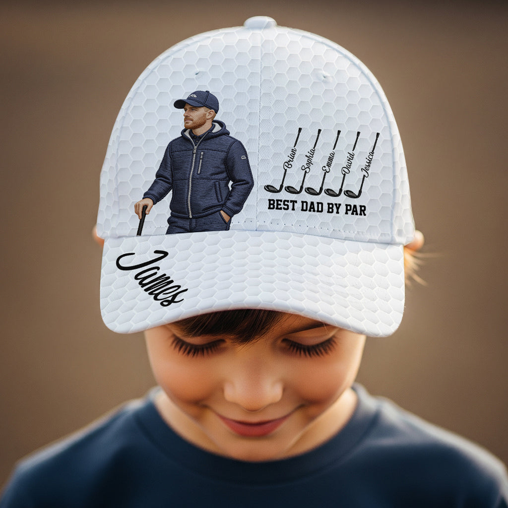 Meilleur Papa - Casquette de Golf Personnalisée