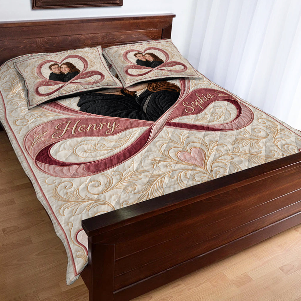 Custom Any Photo - Personalized Couple Quilt Set