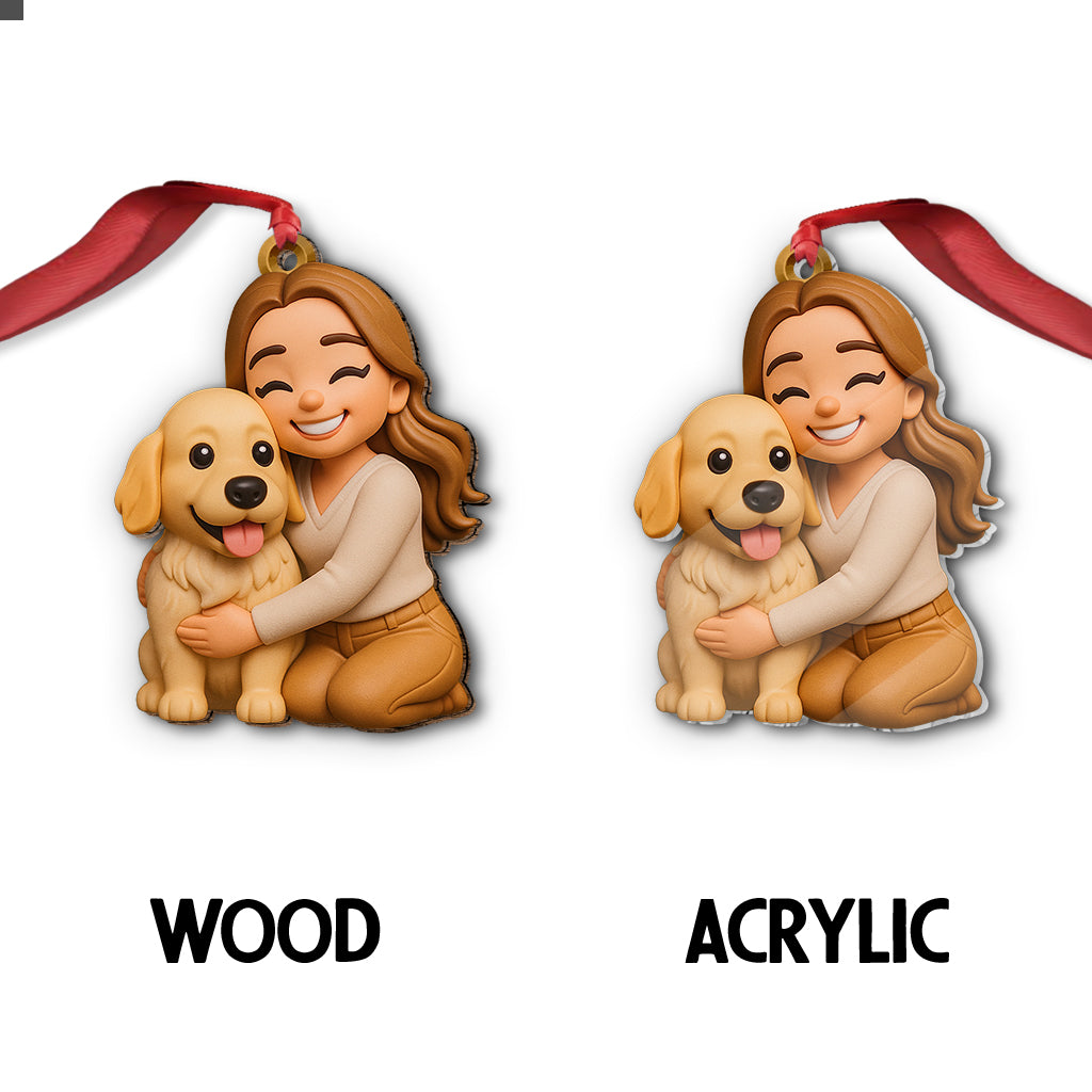 Cadeau pour amoureux des chiens - Figurine miniature 3D personnalisée avec un chien