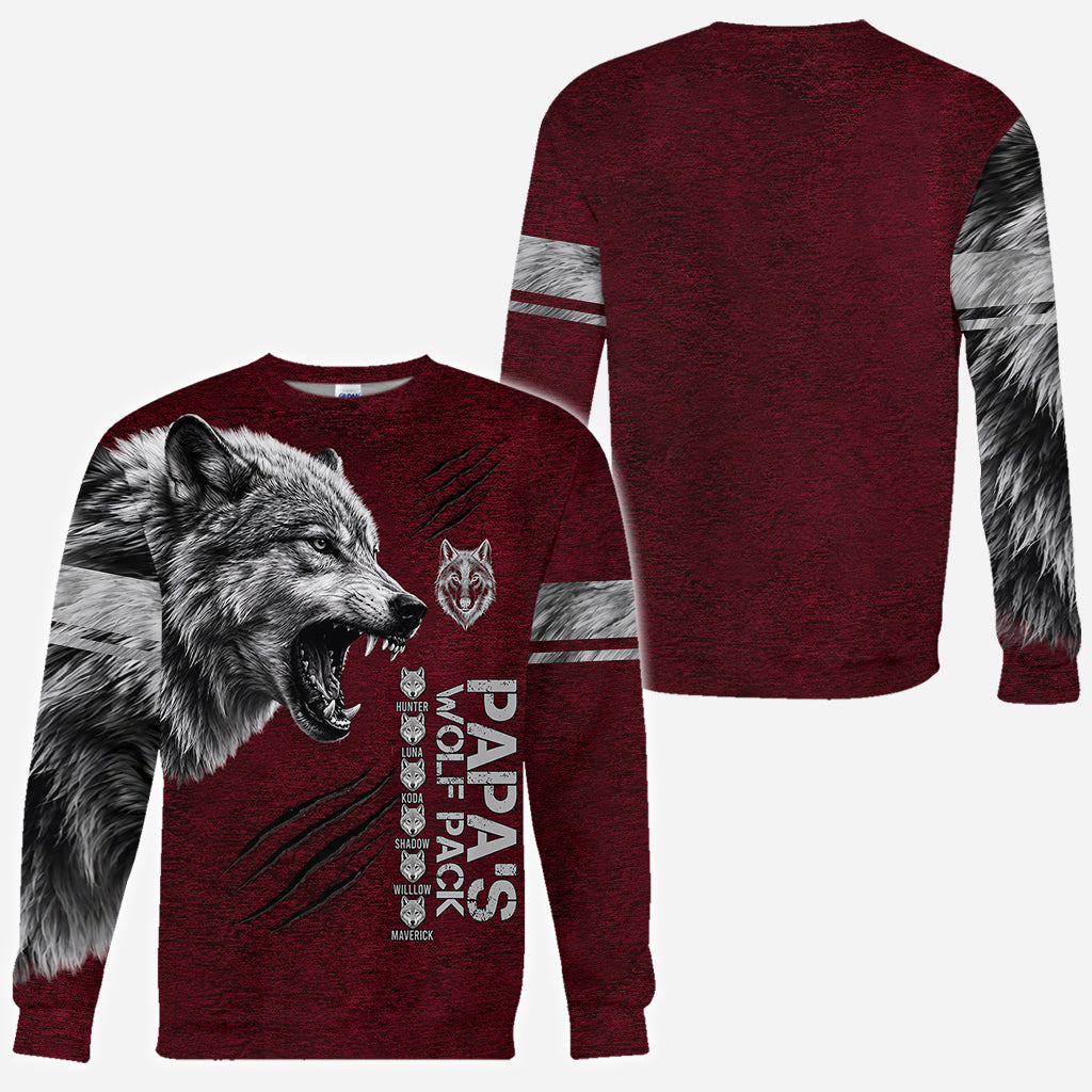 La Meute de Papa - Chemise Personnalisée pour Père