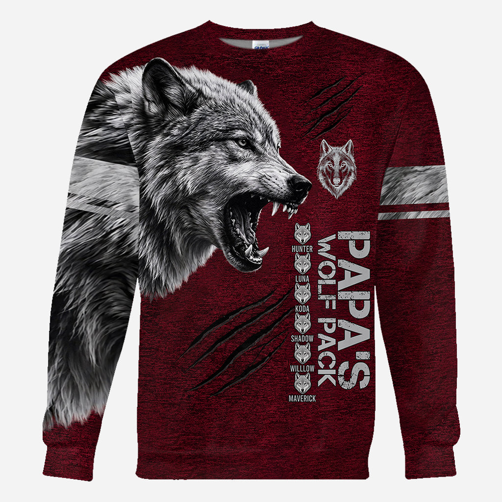 La Meute de Papa - Chemise Personnalisée pour Père
