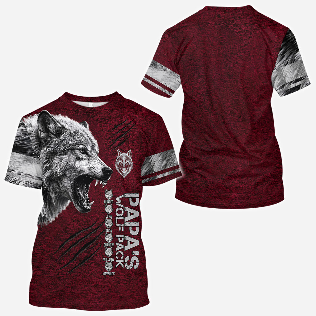 La Meute de Papa - Chemise Personnalisée pour Père