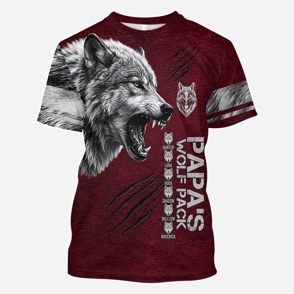 La Meute de Papa - Chemise Personnalisée pour Père