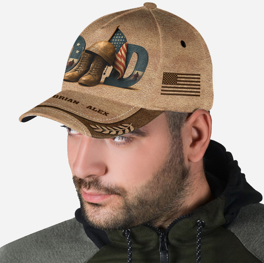 Veteran Dad - Personalized Father Classic Cap