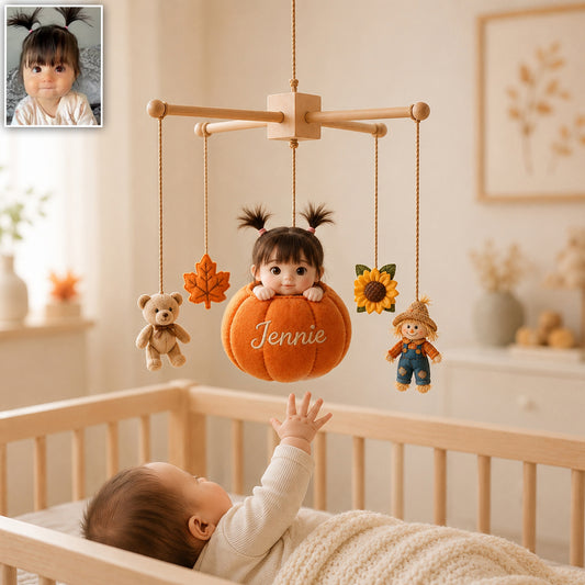 Petit Citrouille - Mobile de Lit Enfant Personnalisé