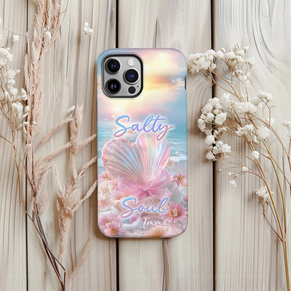 Salty Soul - Coque de téléphone personnalisée pour amoureux de la mer avec impression intégrale