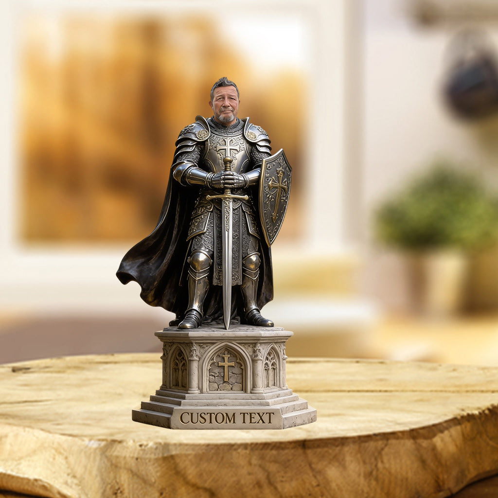 Knight Of God - Personalized Christian Custom Shaped Acrylic Plaque
