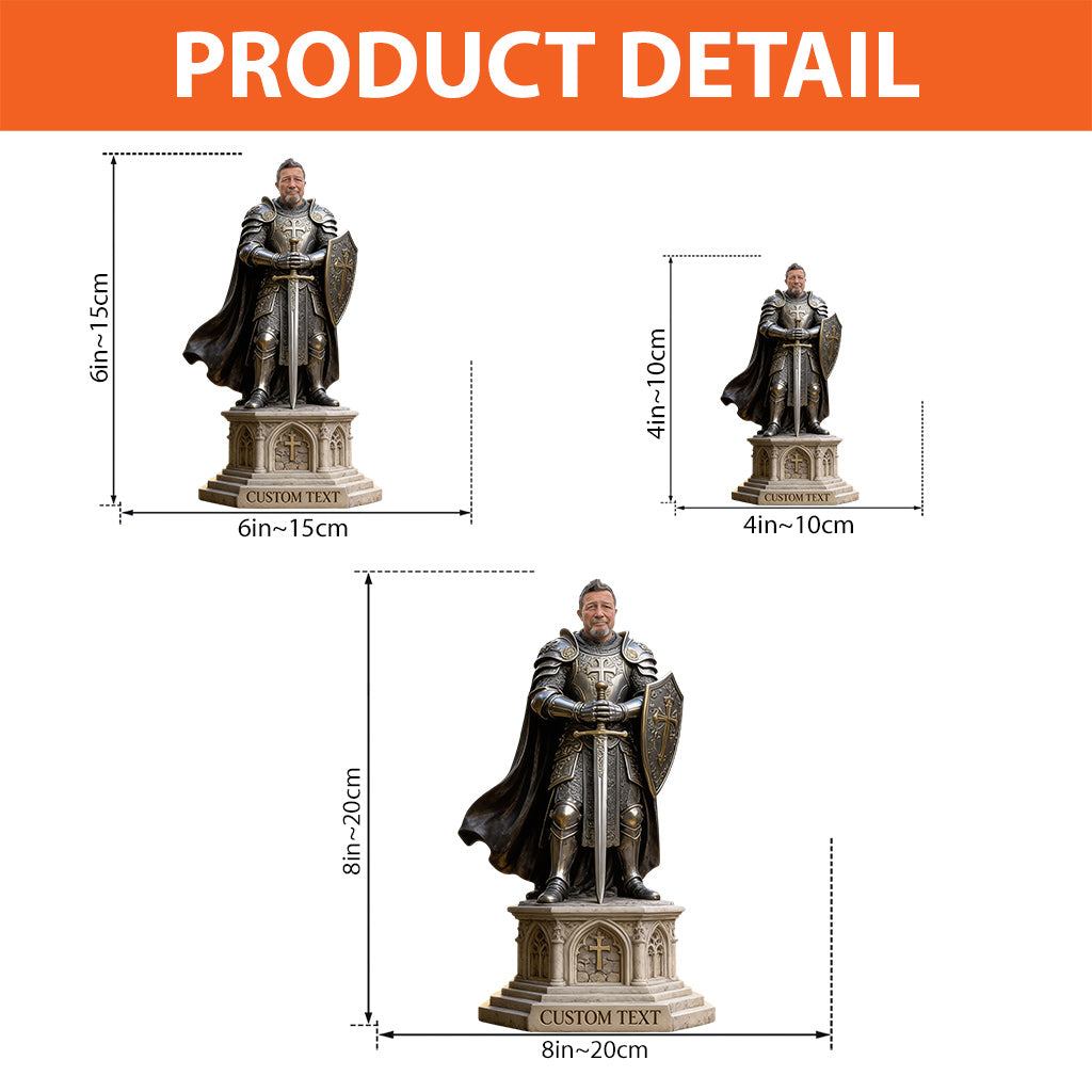 Knight Of God - Personalized Christian Custom Shaped Acrylic Plaque