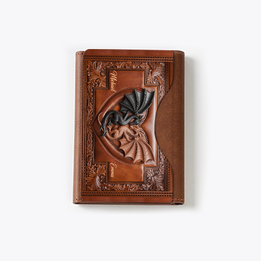 Toi et moi - Portefeuille Magsafe Dragon personnalisé