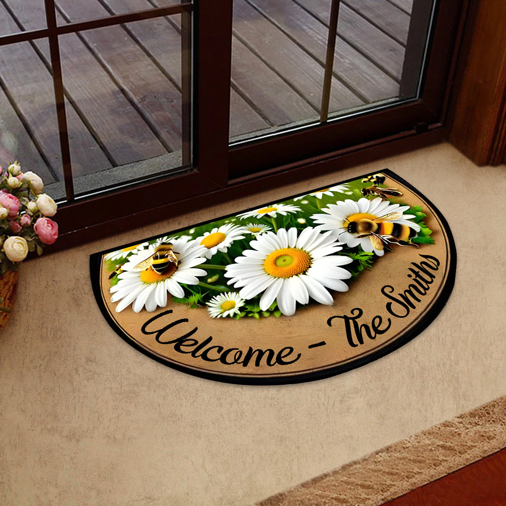 Welcome Springs - Personalized Family Shaped Doormat