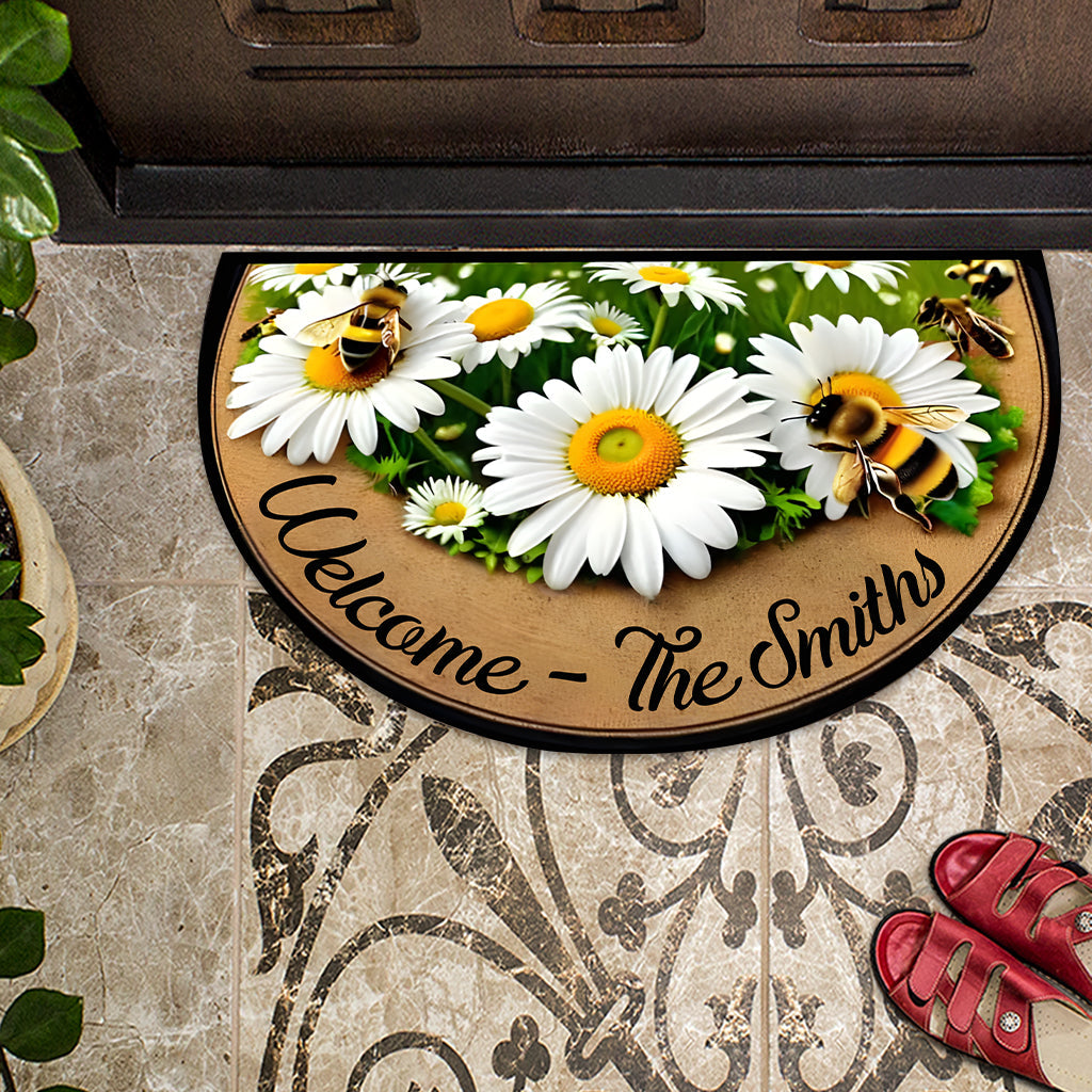 Welcome Springs - Personalized Family Shaped Doormat
