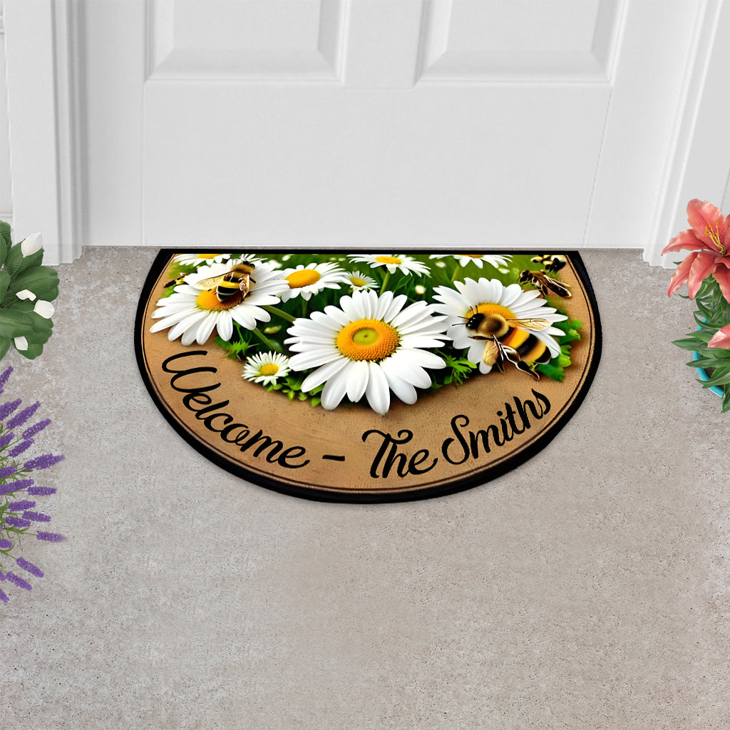 Welcome Springs - Personalized Family Shaped Doormat