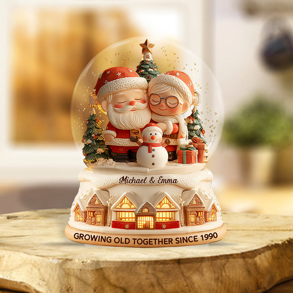 Vieillir ensemble - Plaque acrylique personnalisée pour couple