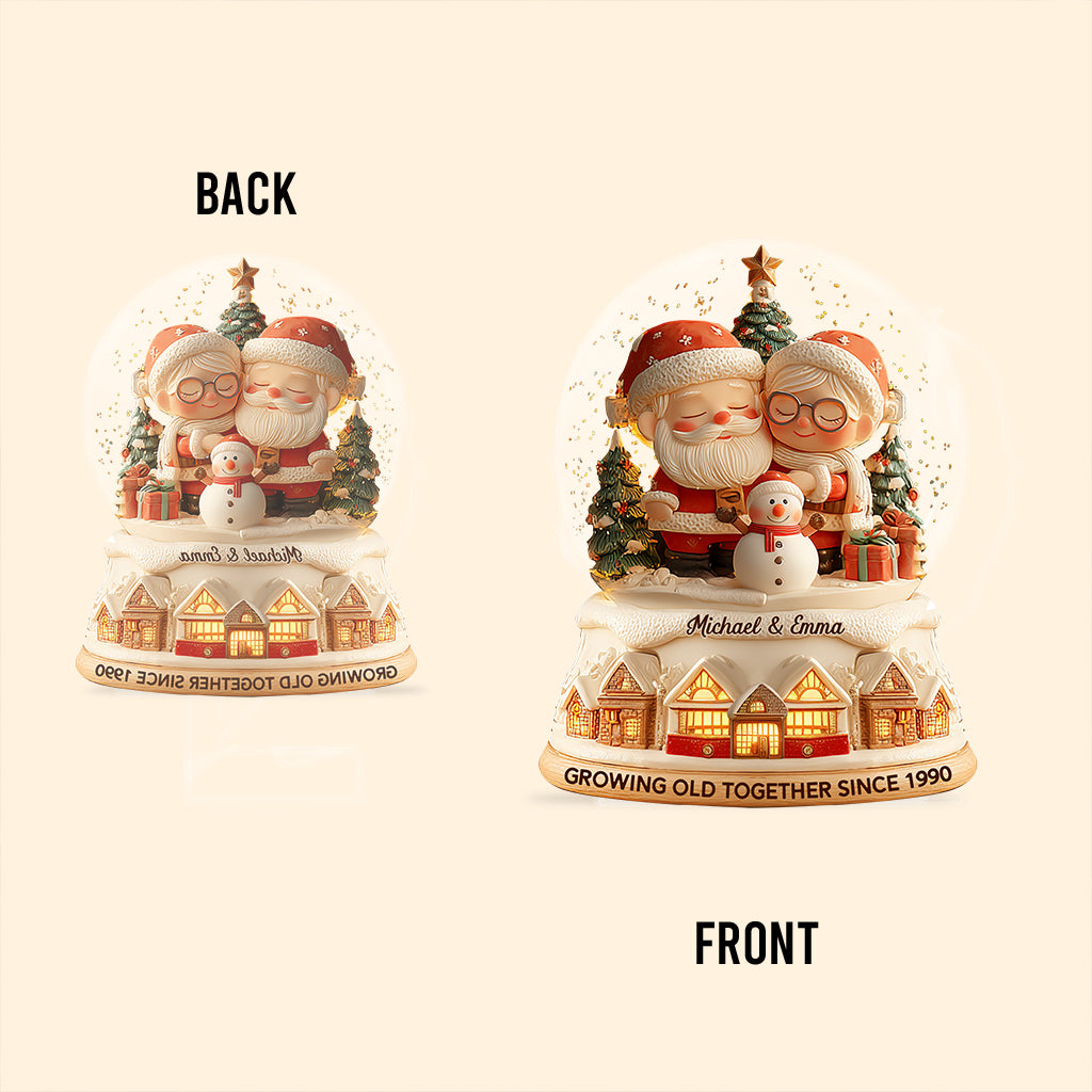 Vieillir ensemble - Plaque acrylique personnalisée pour couple