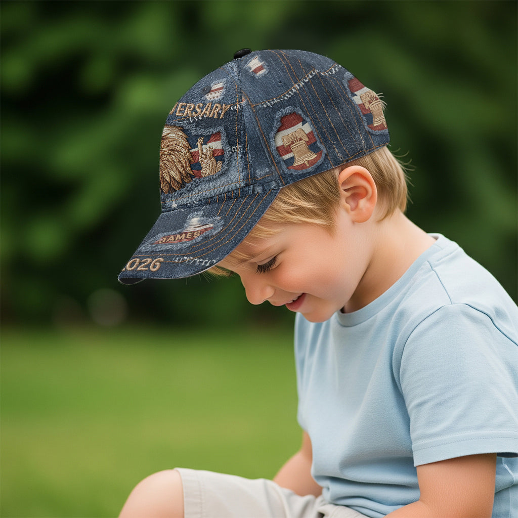 Casquette Patriot Classic personnalisée pour le 250e anniversaire des États-Unis
